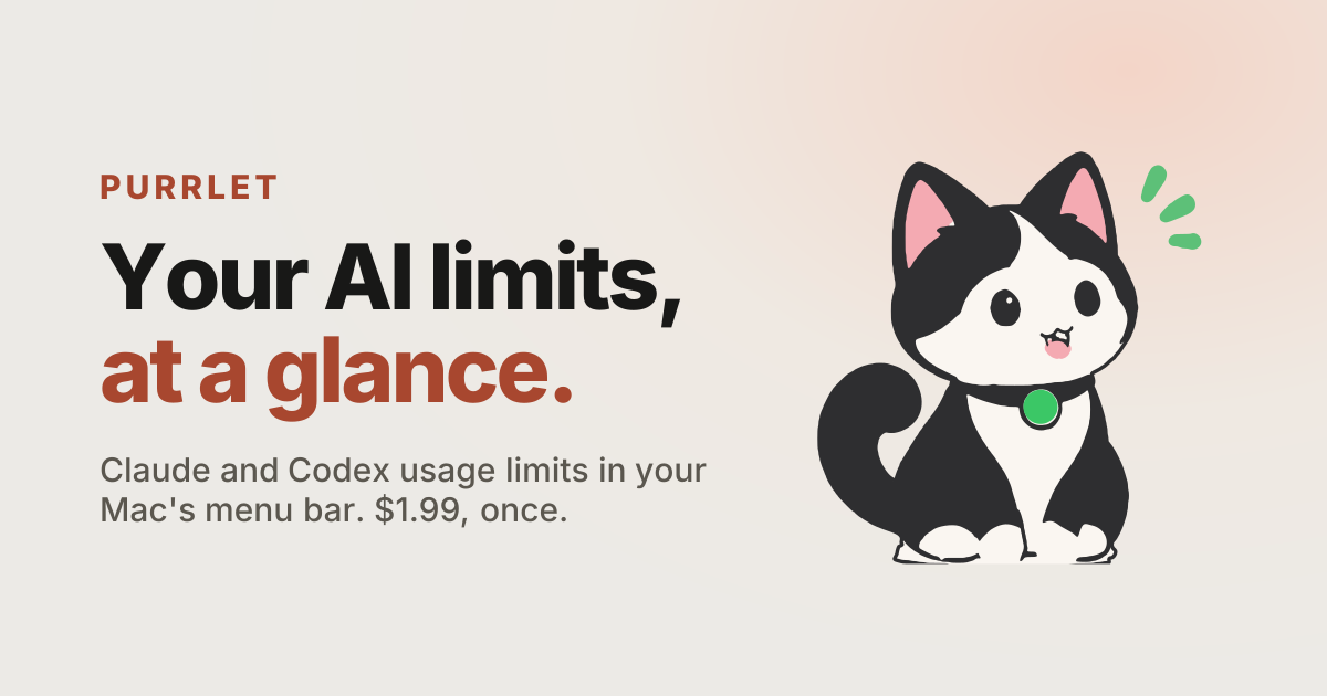 I built a Mac app to stop checking Claude & Codex limits